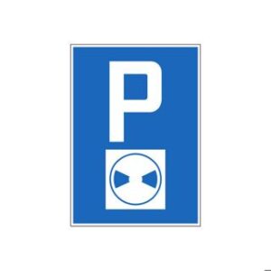 Signal 4.18b Parkieren mit Parkscheibe 500 x 700 mm
