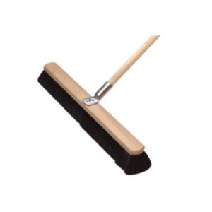 Bodenwischer, Rosshaar, mit Eschen-Buchen-Holz-Stiel