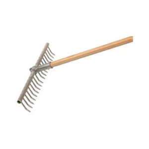 Gartenbau-Saatrechen Planierrechen mit Stiel