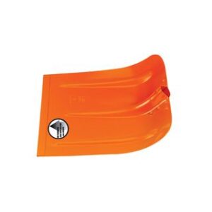 Schneeschaufel alu orange Stahlkante 350 mm