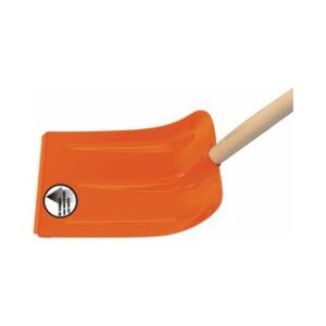 Schneeschaufel alu orange Stahlkante 410 mm