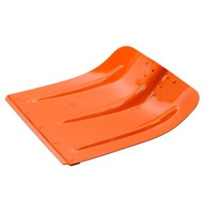 Schneeschaufel alu orange mit Stahlkante 350 mm