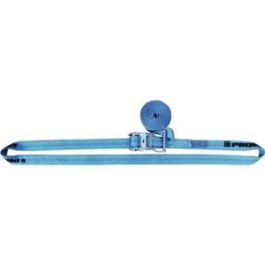 Zurrgurt mit Ratsche Polyester PROMAT hellblau Zurrgurt DIN EN 12195-2 Länge 8 m Breite 35 mm LCU
