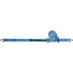 Zurrgurt mit Ratsche und Spitzhaken hellblau Zurrgurt DIN EN 12195-2 Länge 6 m Breite 50 mm