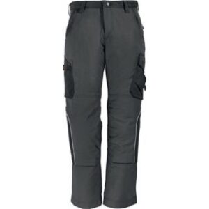 Arbeitshose BRUNO Twill grau / schwarz - Grösse: 56