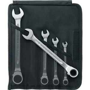 Knarrenringmaulschlüsselsatz 5 teilig SW 8-19 umschaltbar