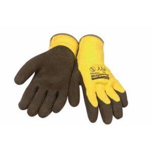Handschuh PowerGrab Thermo - Grösse: 10 gelb/braun