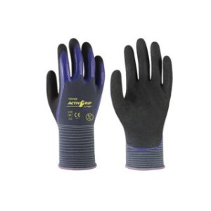 Handschuh ActivGrip CJ 568 stahlgrau/violett - Grösse: 7