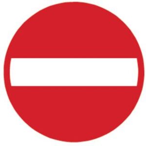 Signal 2.02 Einfahrt verboten