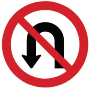 Signal 2.46 Wenden verboten
