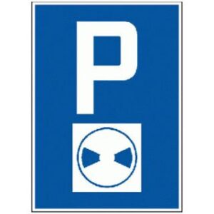 Signal 4.18 Parkieren mit Parkscheibe 350 x 500 mm
