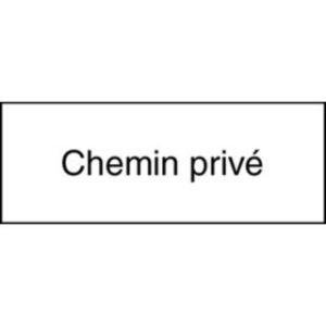 Signal 10.211 Zusatztafel Chemin privé