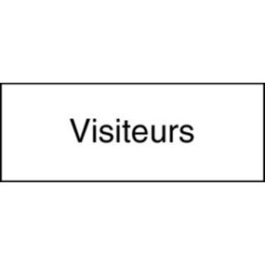 Signal 10.290 Zusatztafel Visiteurs