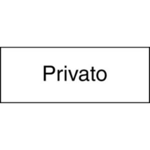 Signal 10.332 Zusatztafel Privato