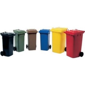 Müllgrossbehälter 80 Liter HDPE SULO gelb – Bild 1