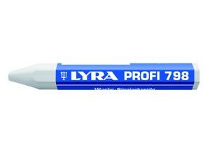 Signierkreide Wachs Lyra weiss 95 mm