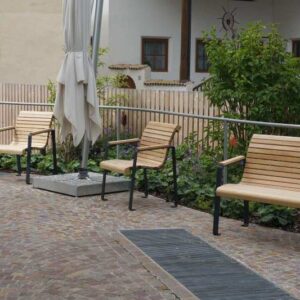 Parkbank Comfort Modell 345 FSC Holz