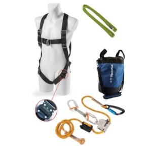 Sicherheits Set Leiter Masten Vertikalsicherungsseil Stausack