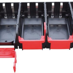 Transport-/Ladeschale 4-fach für Star-Flash LED Typ 627 und 620 2 Meter und KFZ Stecker