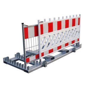 Transport- und Lagergestell KOMBI für 20 Absturzsicherungen 2'000/2'400 x 1'000 mm feuerverzinkter Stahl