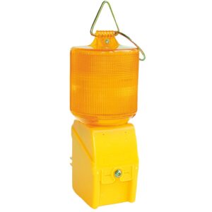 Baustellenlampe MonoLight LED Rundumlicht gelb Blink-/Dauerlicht ohne Halter mit Drahtring