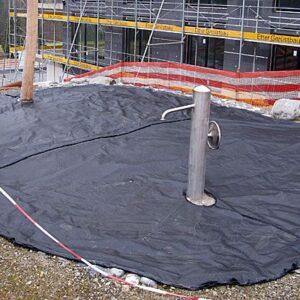 Sandkasten-Abdeckung schwarz – Bild 1