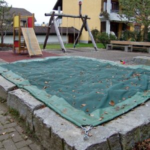 Sandkasten-Abdeckung grün – Bild 1