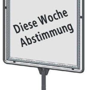 Plakatständer mit Klapprahmen einseitig